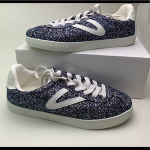 Tretorn Blue Glitter Camdens